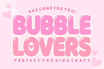Bubble Lovers Font: Playful Typography for Creative Projects