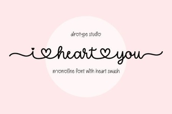I Heart You Font: Playful Typography for Creative Projects