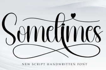 Sometimes Font – Free Script Font Download for Creative Projects